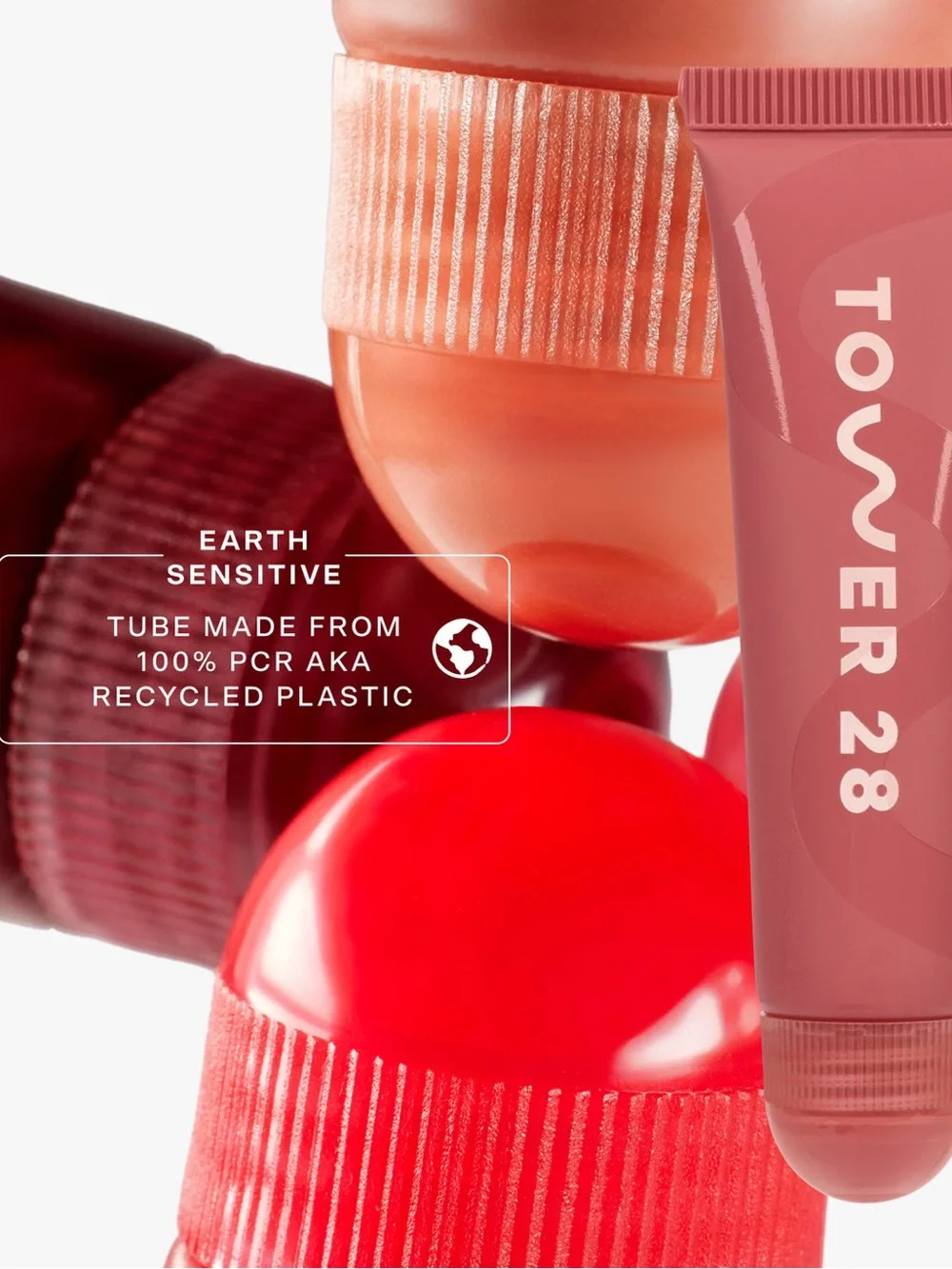 Tower 28 Tinted Lip Balm Treatment in Sugar Plum Gloss NIb